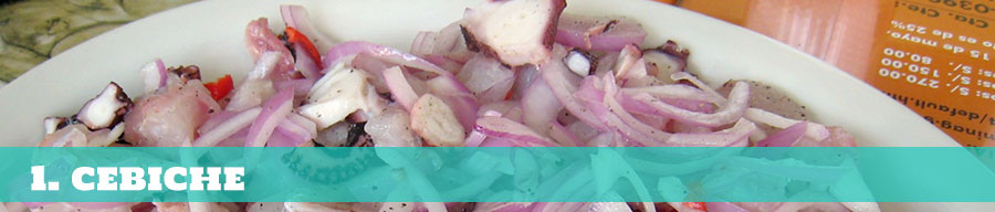 Cebiche gastronomía Lima